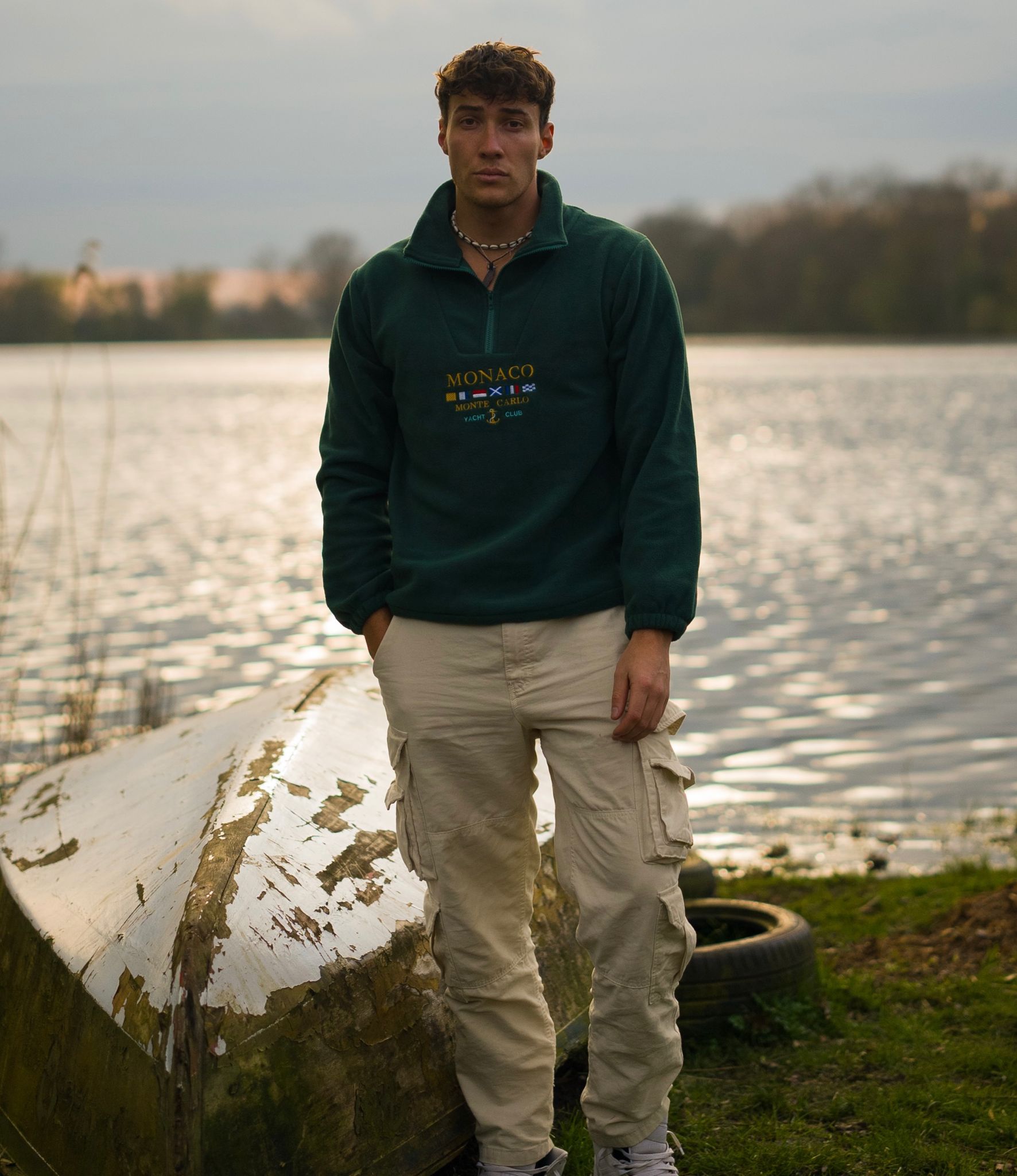 Monaco Pullover mit Zipper