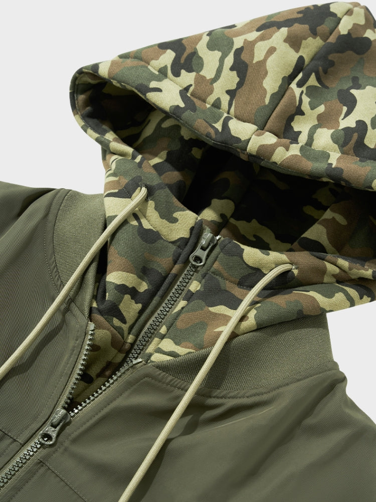 DCRB Reversable Camo Baseball Jacket