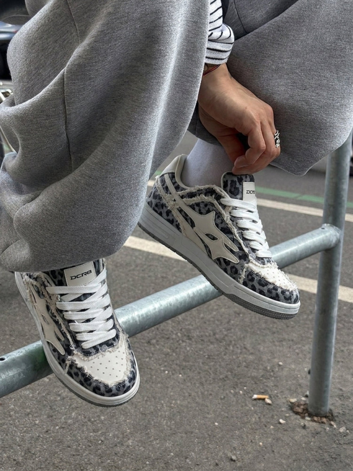 DCRB Ash Leopard Sneakers