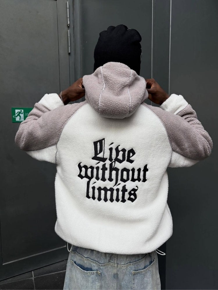 DCRB - Black & Grey Sherpa Ninja Fleece