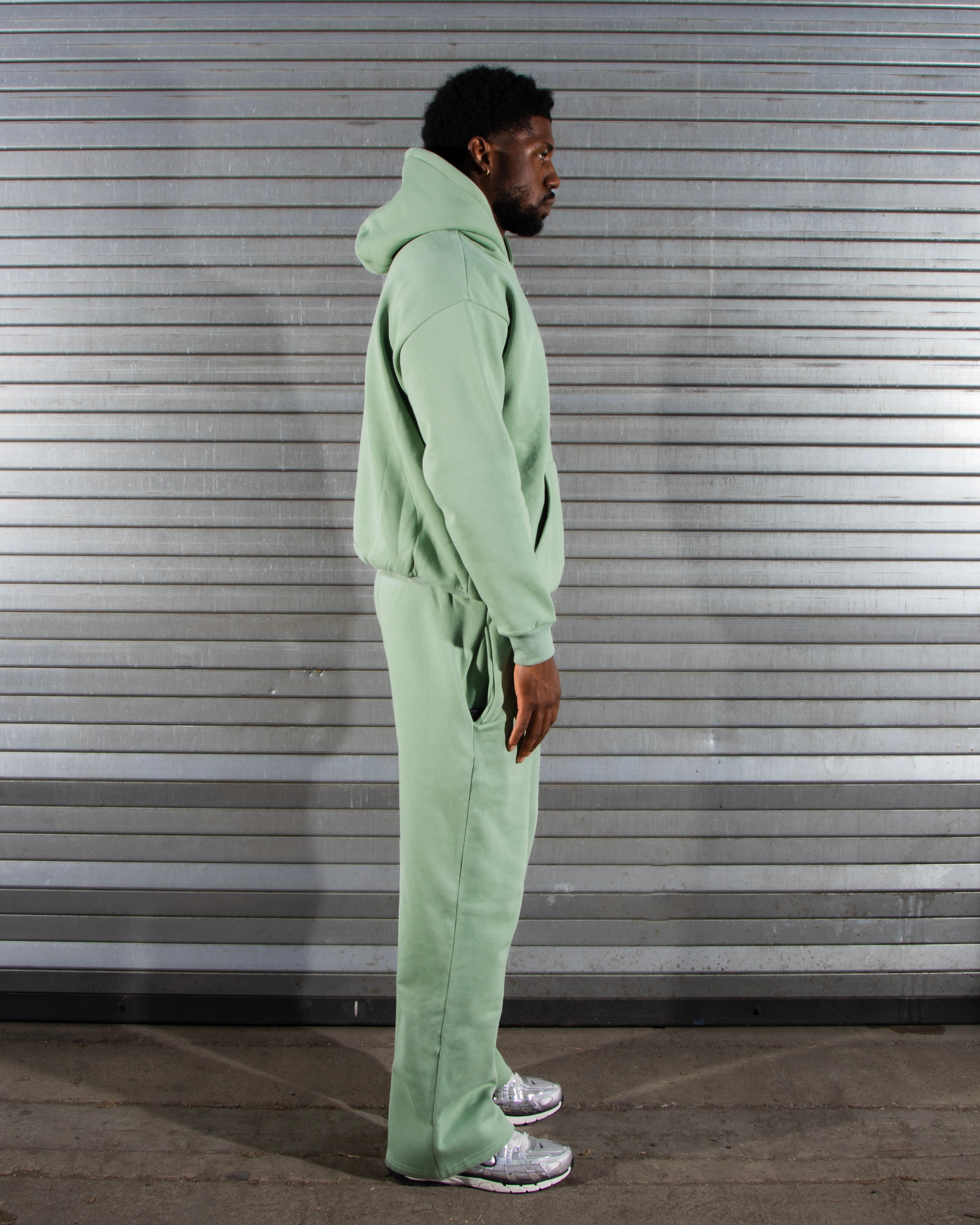 DCRB Tracksuit Open Leg Jogger - Light Green