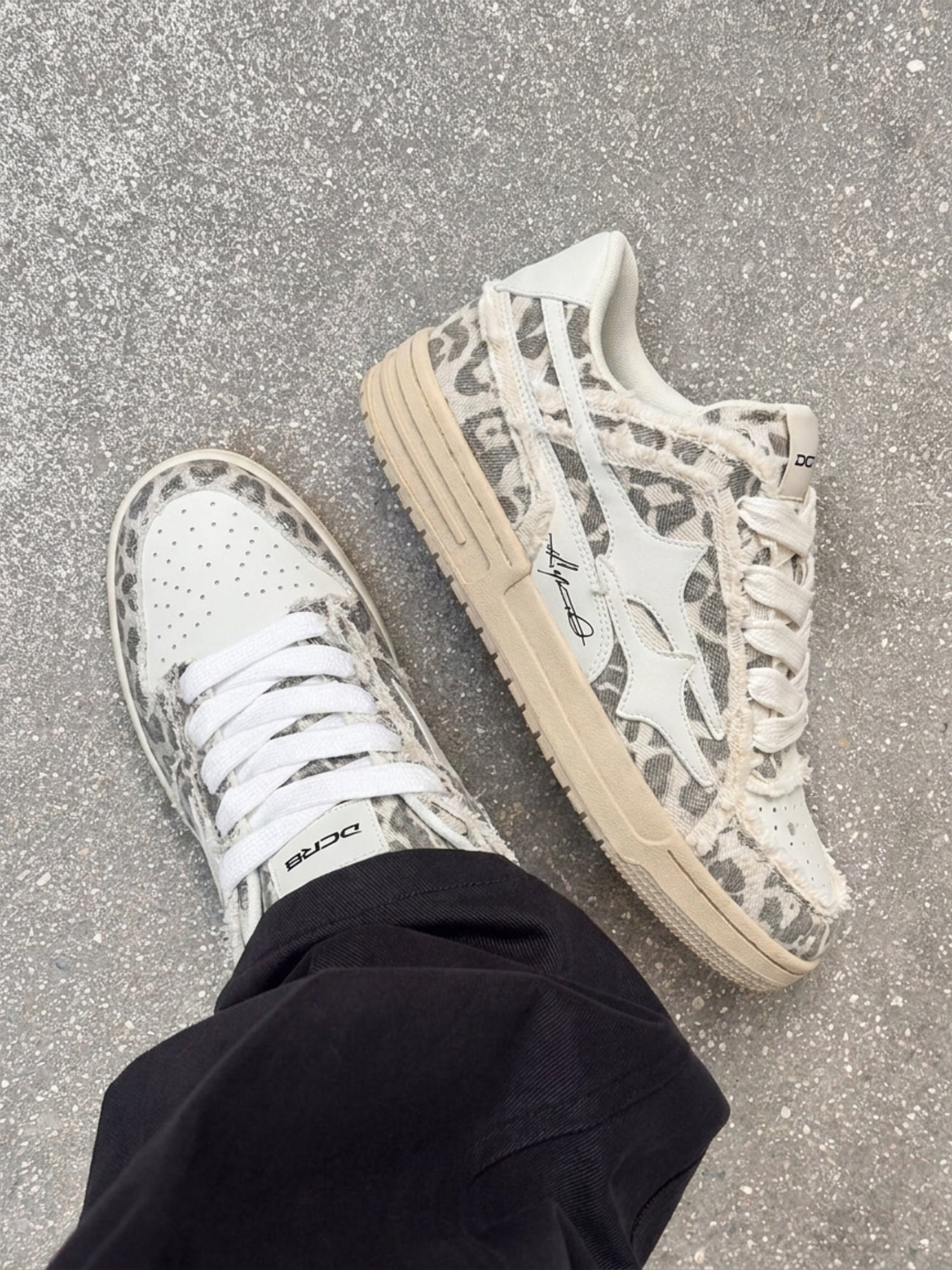 DCRB Ash Leopard Sneakers