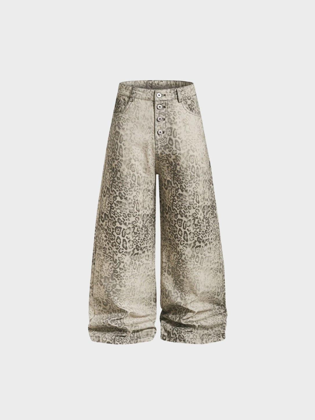 DCRB Leopard Wide Leg Denim