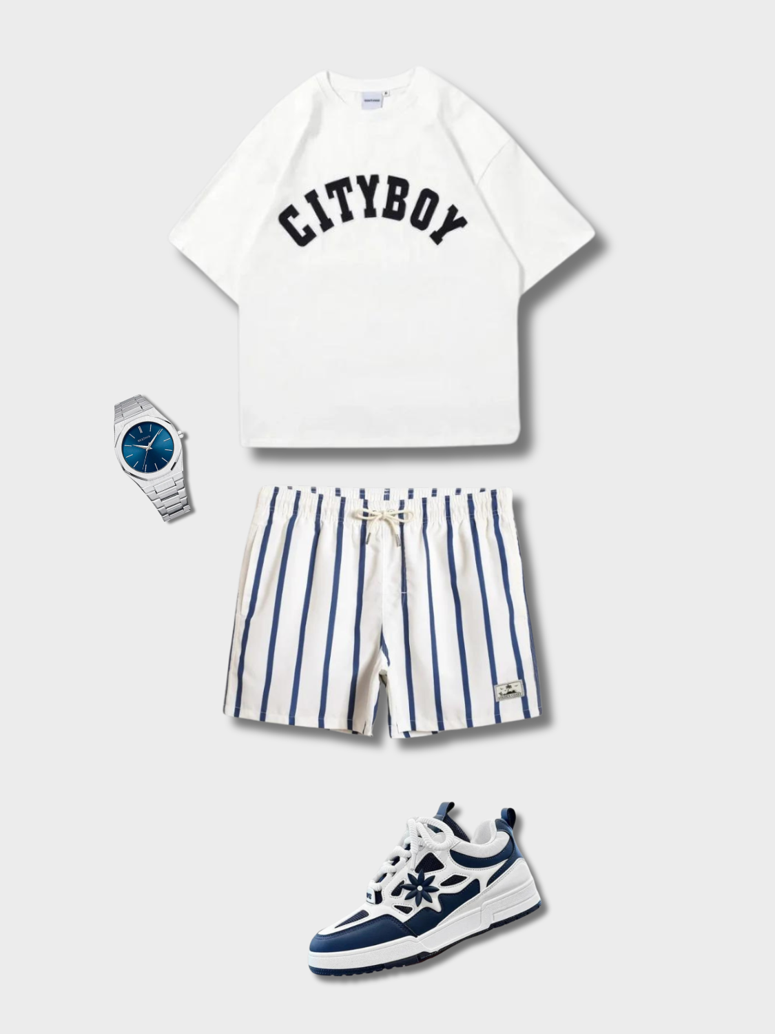Old Money Marine Blue Outfit