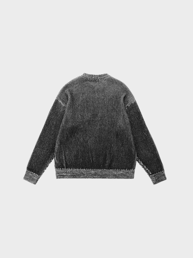 DCRB Two Tone Dark Knitted Sweater