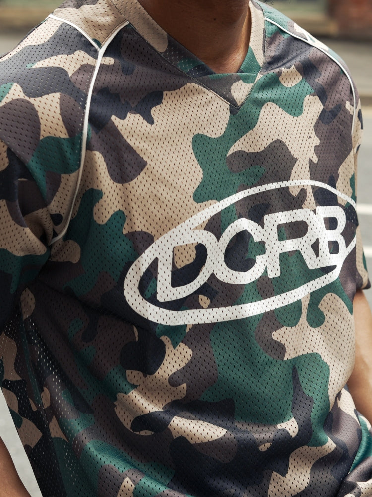 DCRB Camo Football Tee