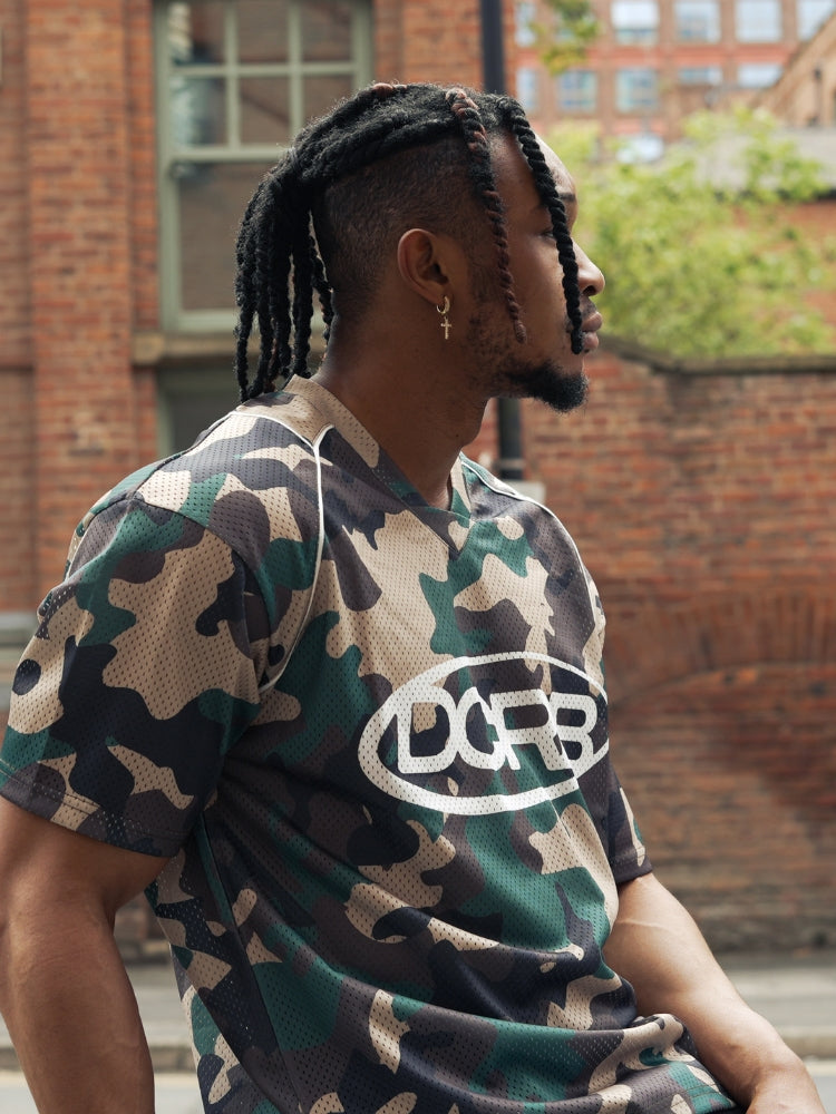 DCRB Camo Football Tee