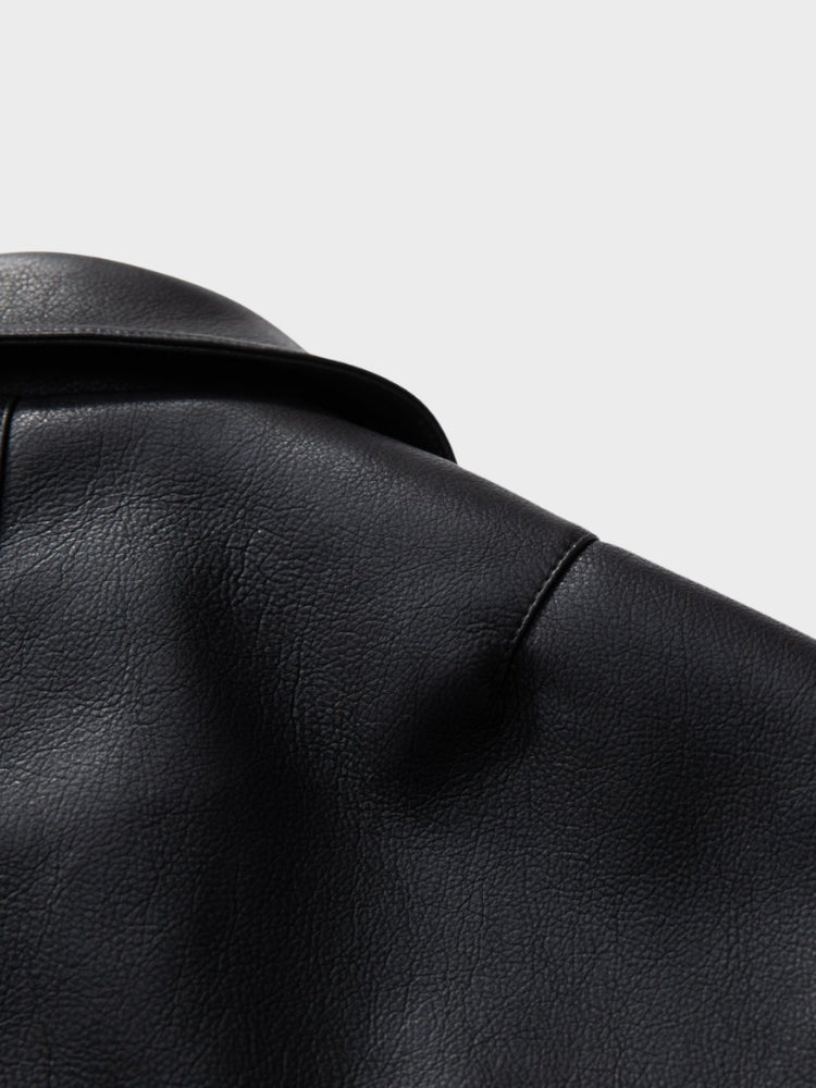 DCRB x Sade Faux Leather Bomber Jacket