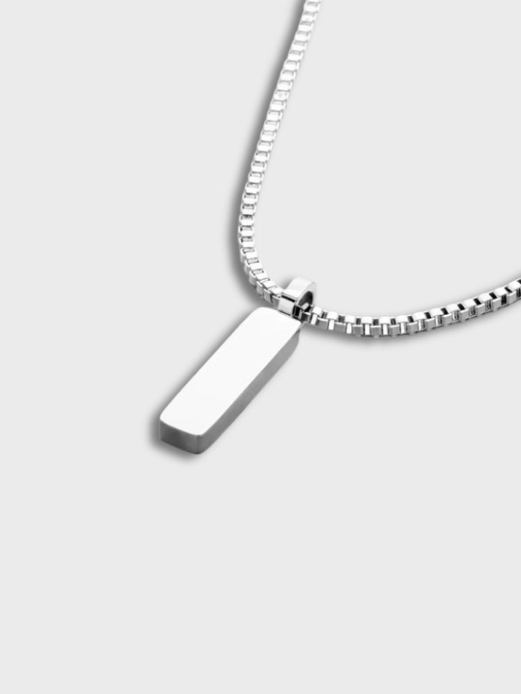Minimalistic Rectangle Gold Necklace