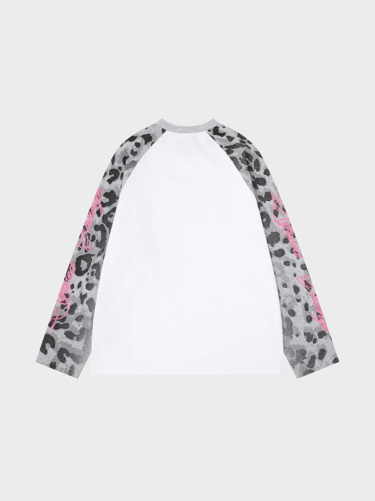 DCRB Leopard Raglan Longsleeve