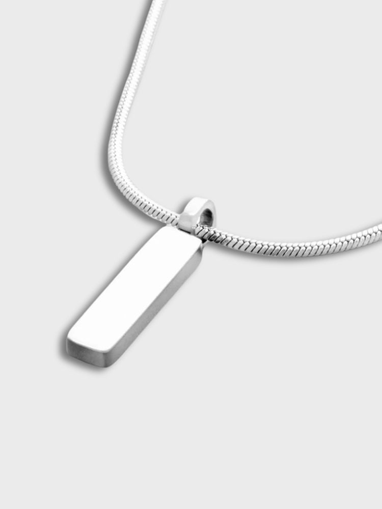Minimalistic Rectangle Gold Necklace