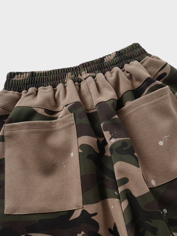 DCRB Camo Patchwork Baggy Jorts