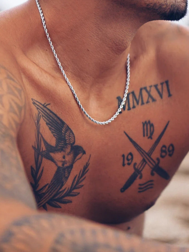 Golden Wrope Necklace 3MM