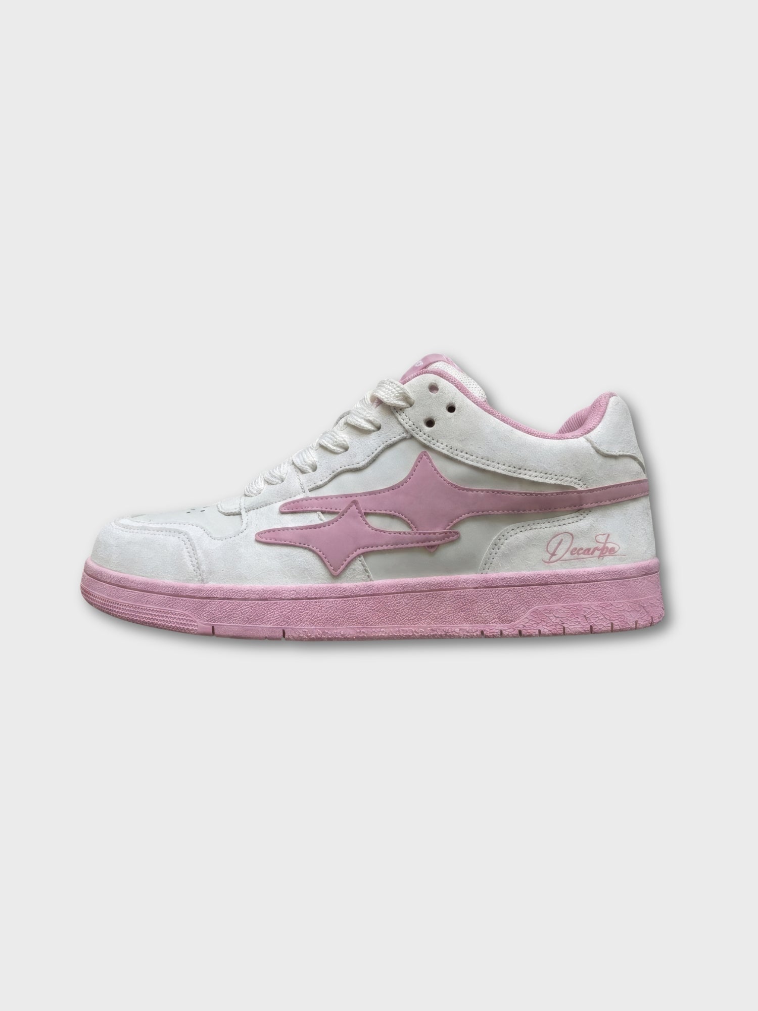 DCRB Blush Suede Sneakers