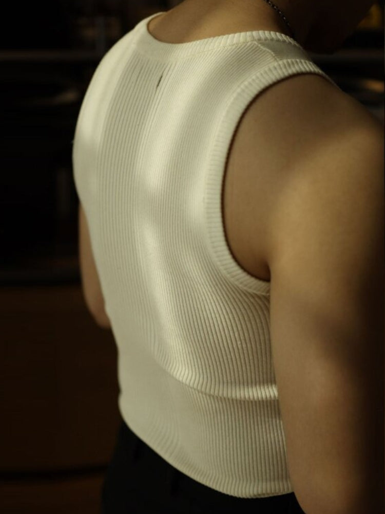 Old Money Knitted Tank Top