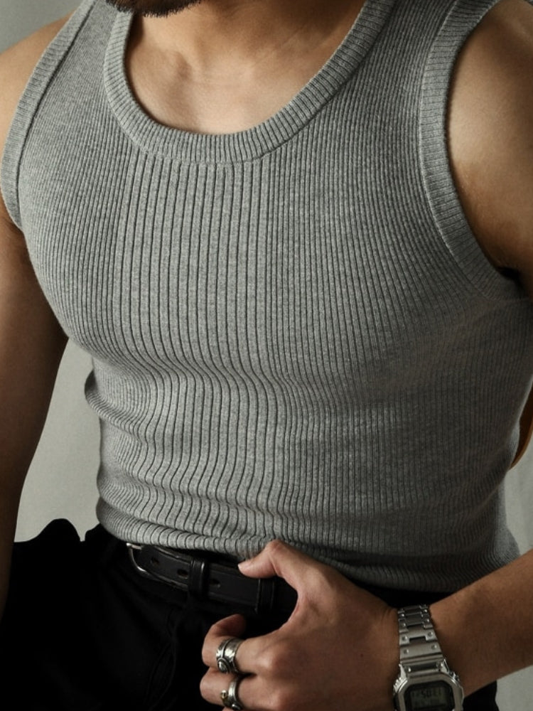 Old Money Knitted Tank Top