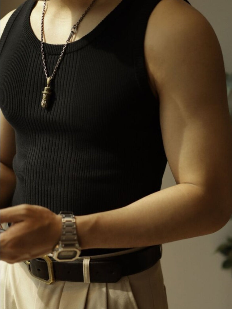 Old Money Knitted Tank Top