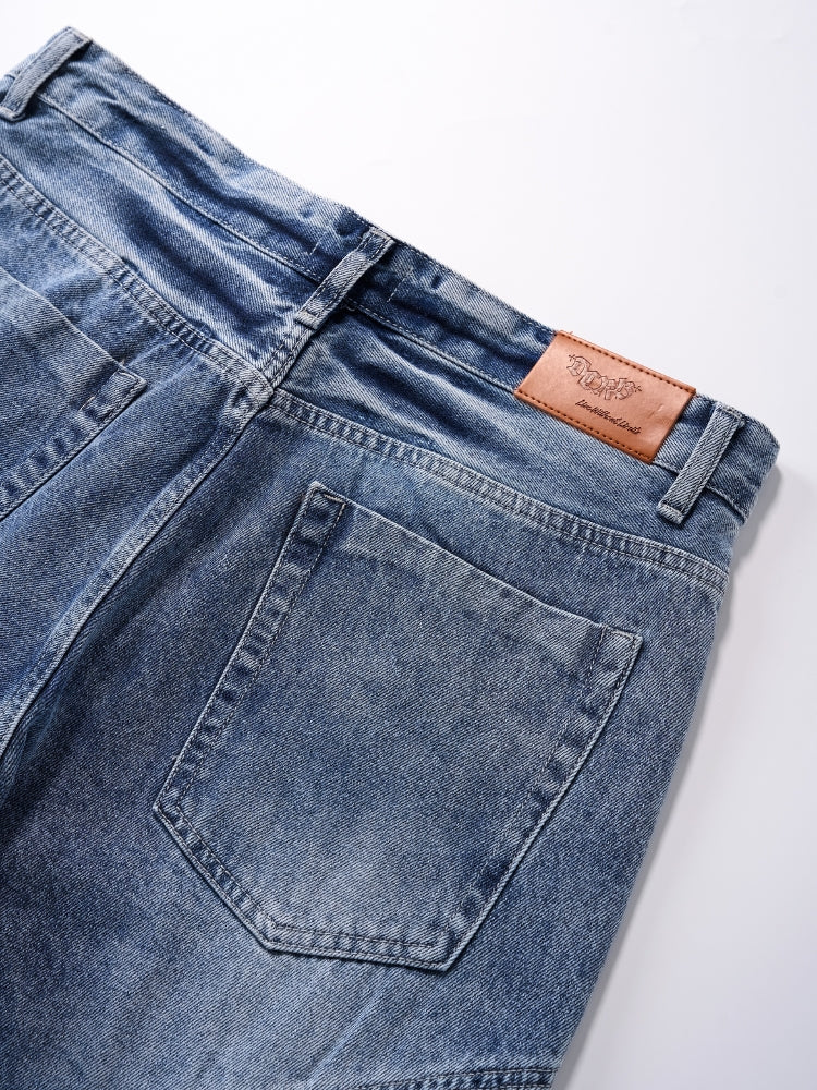 DCRB Baggy Denim Jeans - Grey/Blue