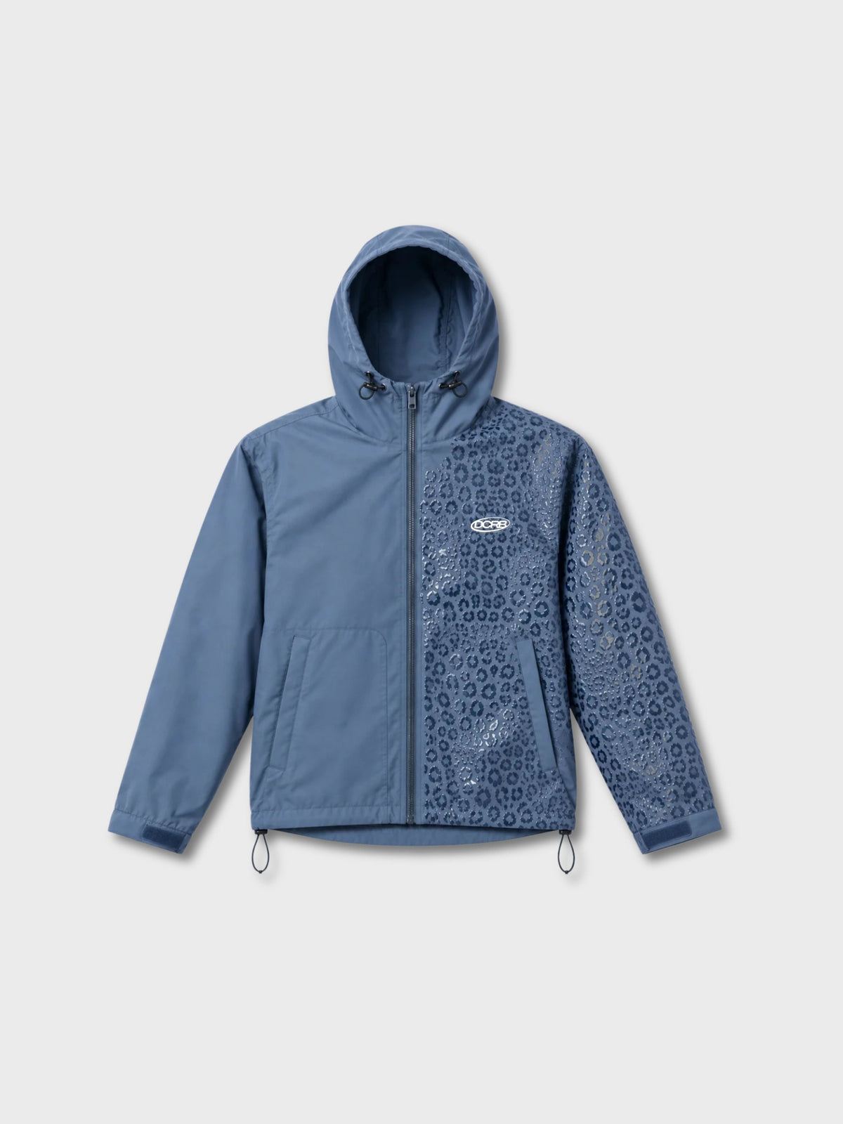 DCRB Pink Water Reactive Cheetah Rain Jacket