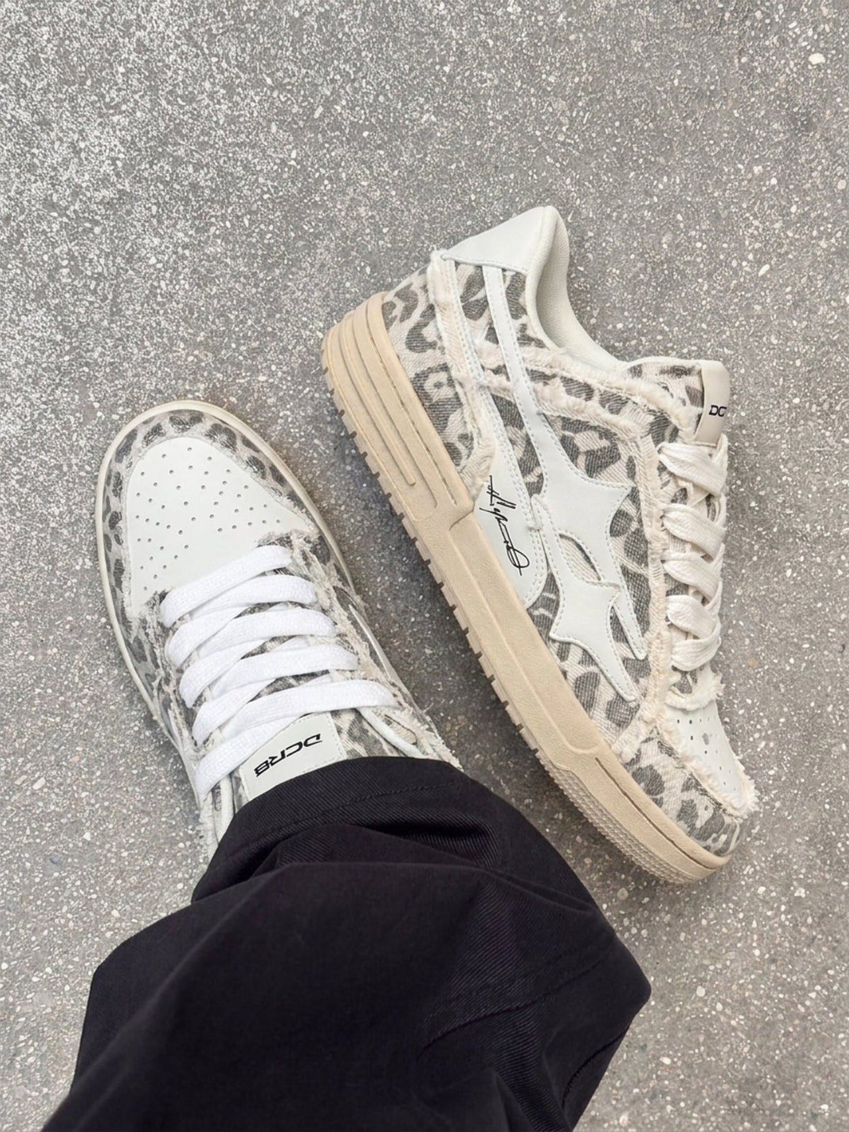 DCRB Ash Leopard Sneakers