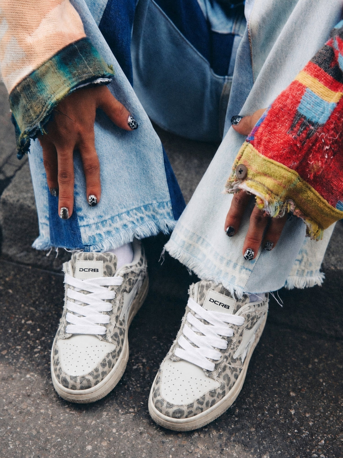 DCRB Bone Leopard Sneakers