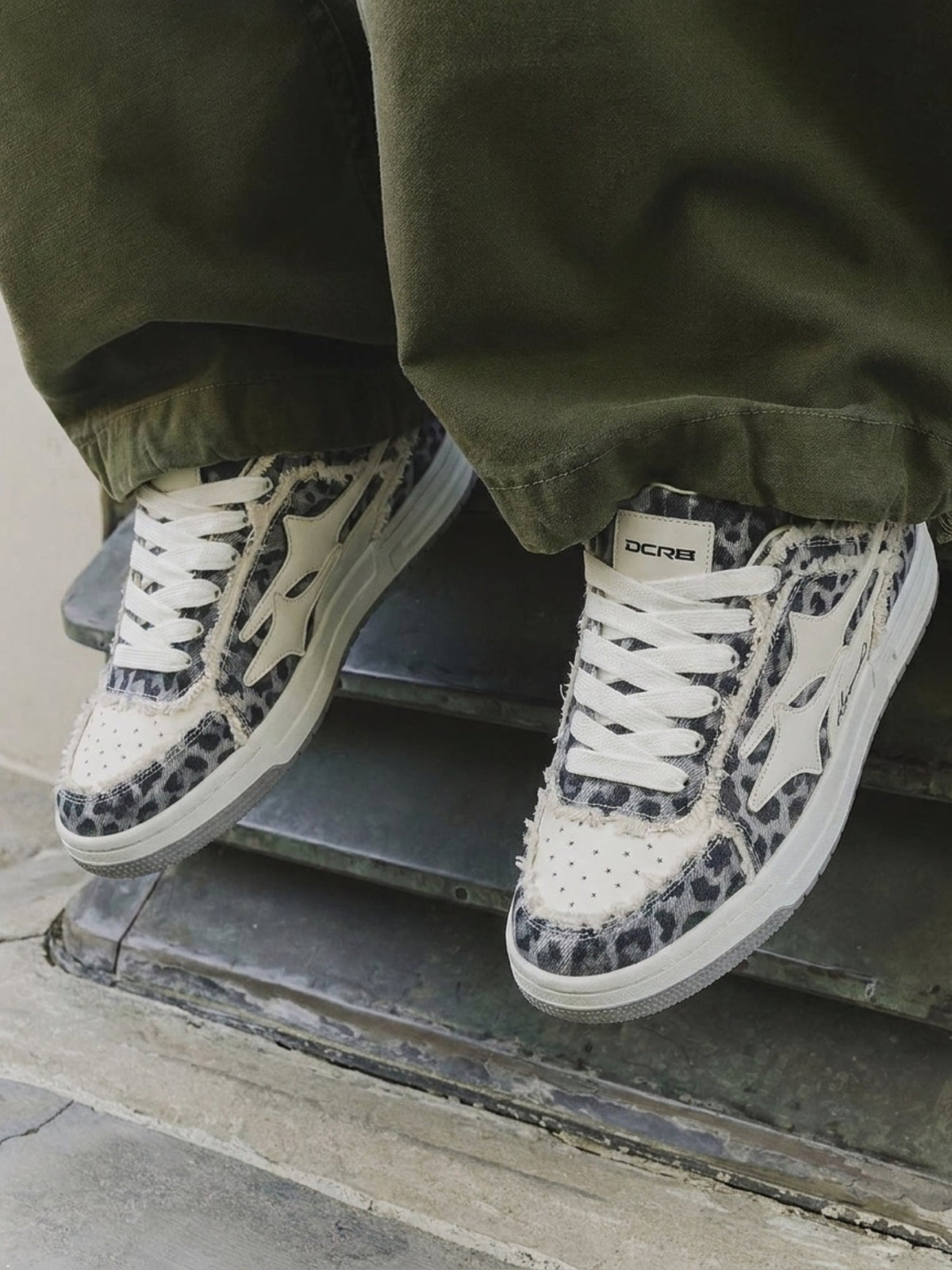 DCRB Ash Leopard Sneakers