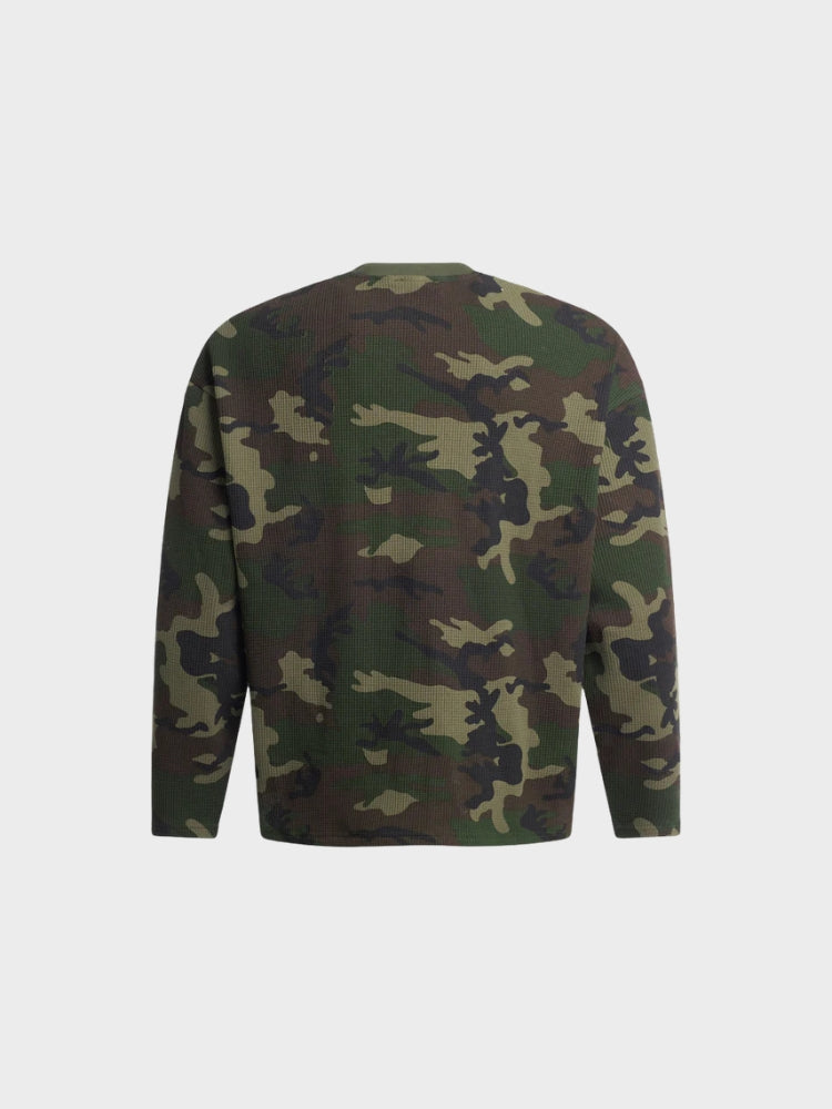 DCRB Waffle Knit Camo Longsleeve