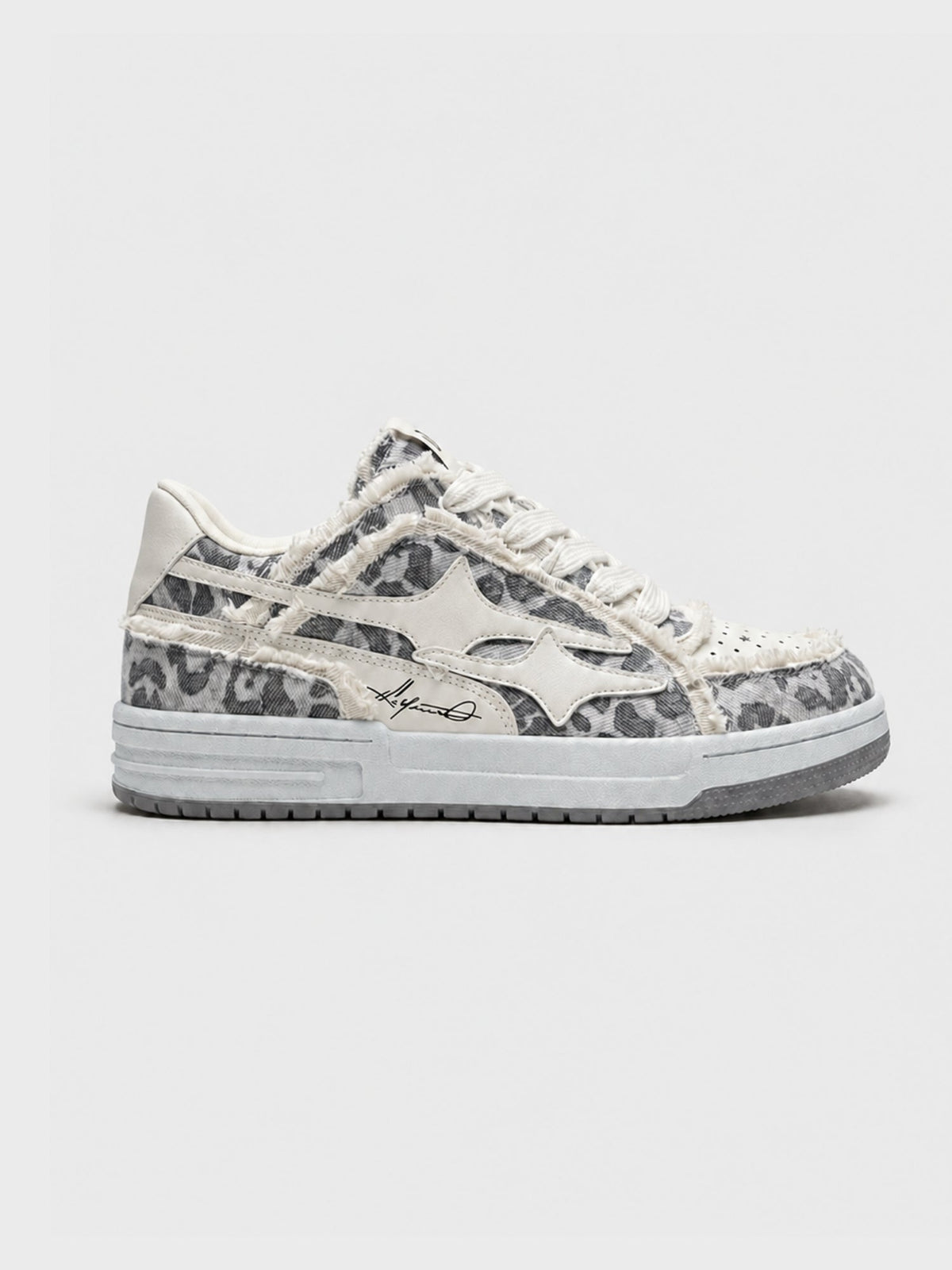 DCRB Bone Leopard Sneakers
