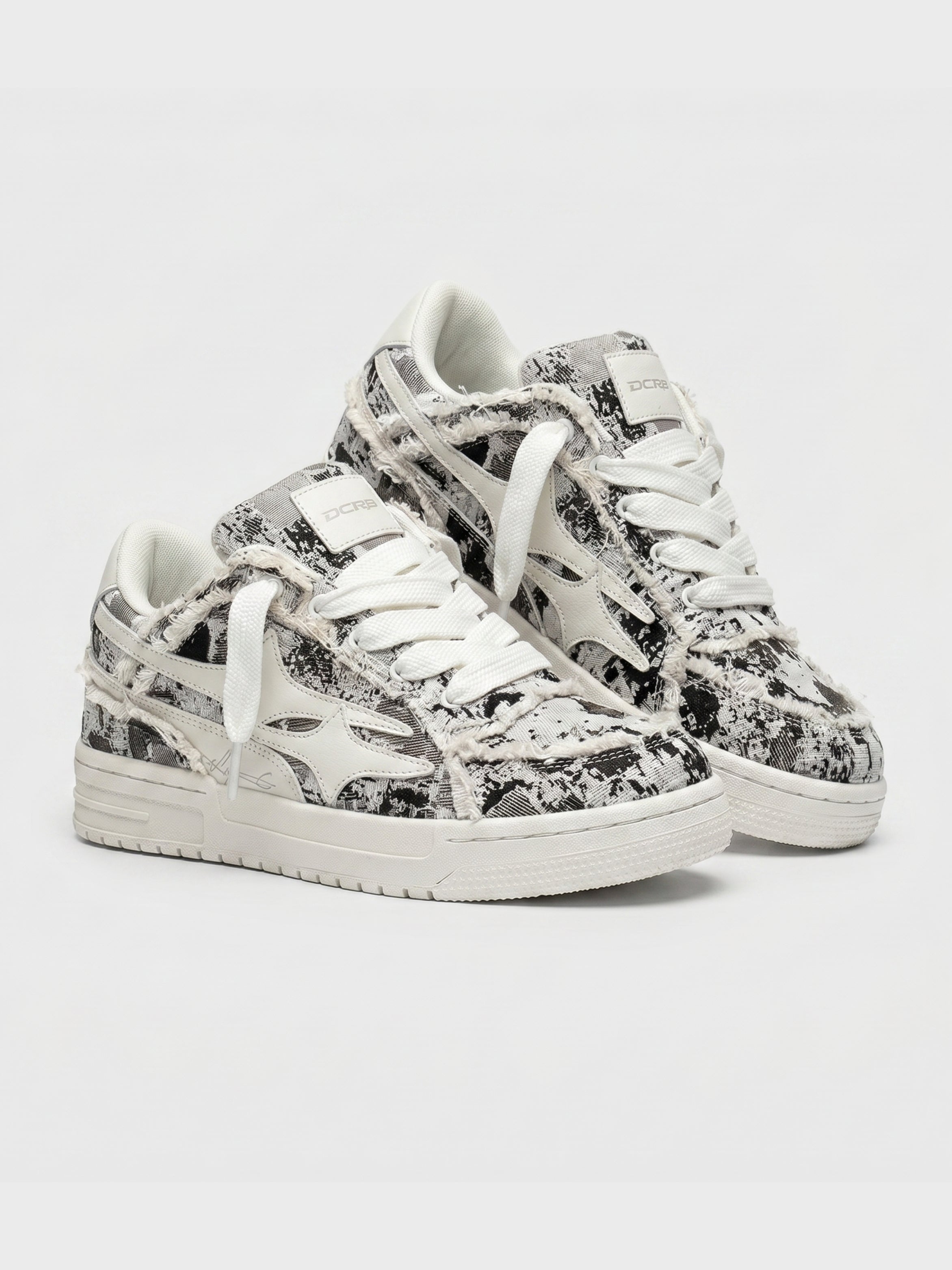 DCRB Broken Camo Grey Sneakers