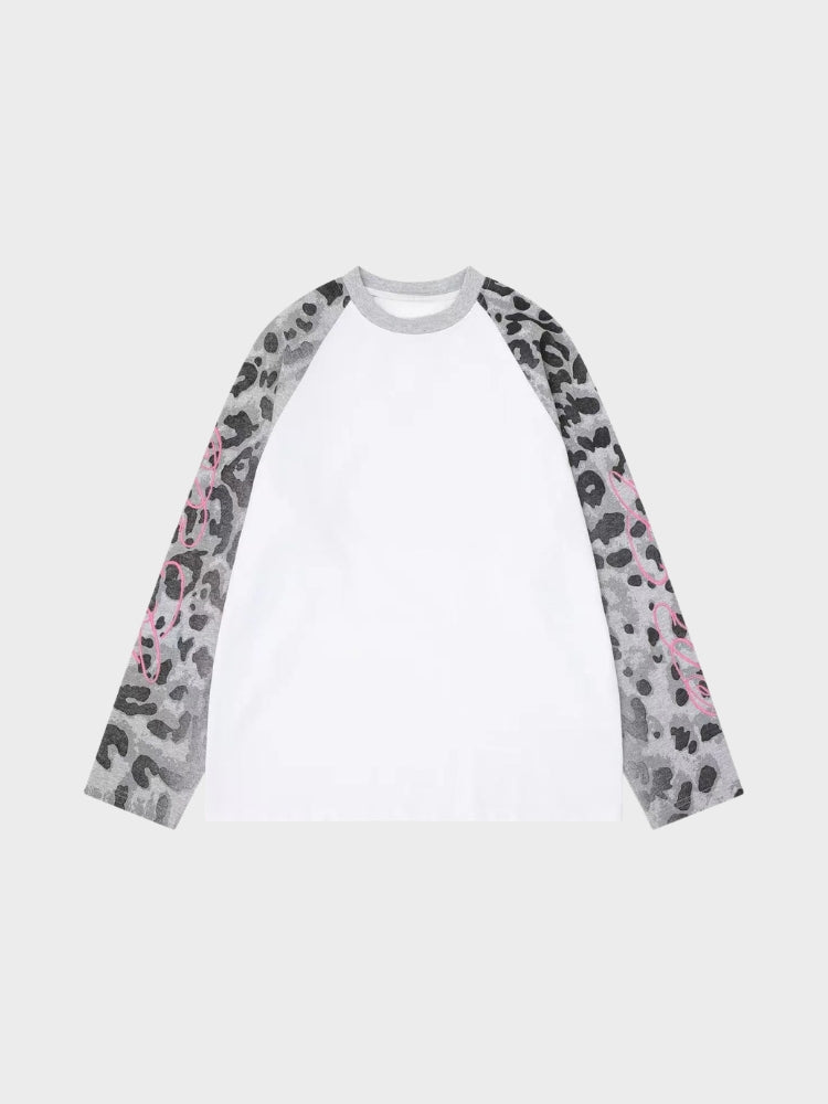 DCRB Leopard Raglan Longsleeve