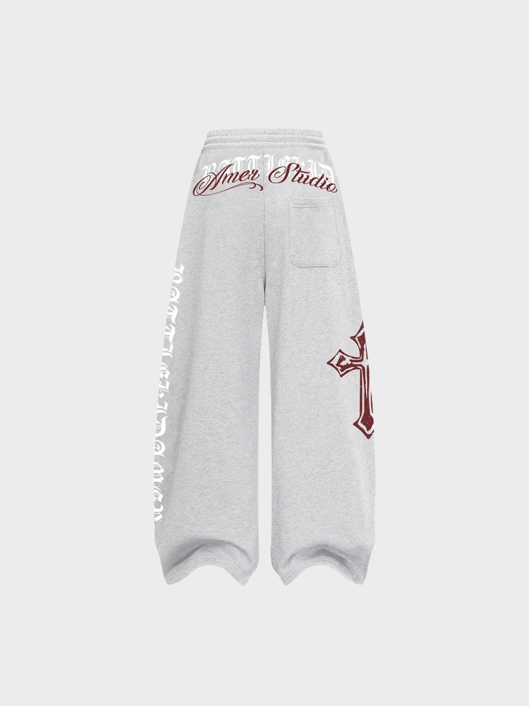 DCRB Cross Print Baggy Joggers