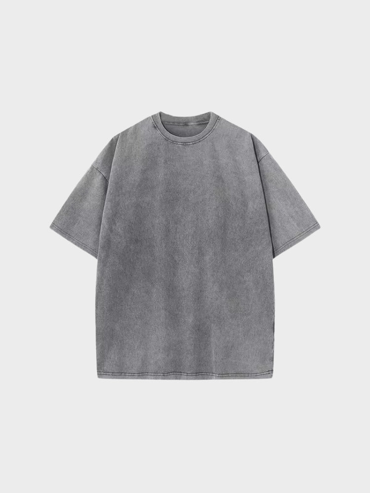 230 GSM Heavy Loose Fit Washed T-Shirt