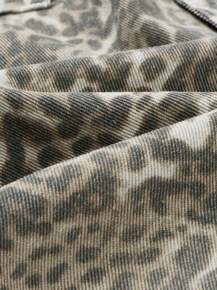 DCRB Leopard Baggy Jorts