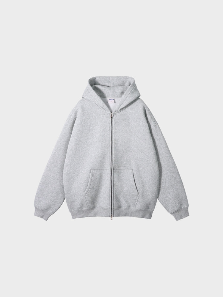 Black and grey zip up hoodie online