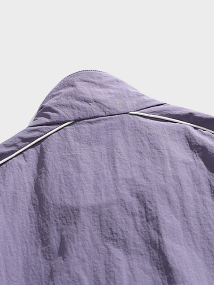 DCRB Vintage Varsity Waterproof Track Jacket