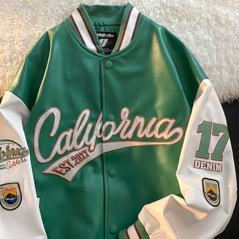 California Retro Baseball Jacket