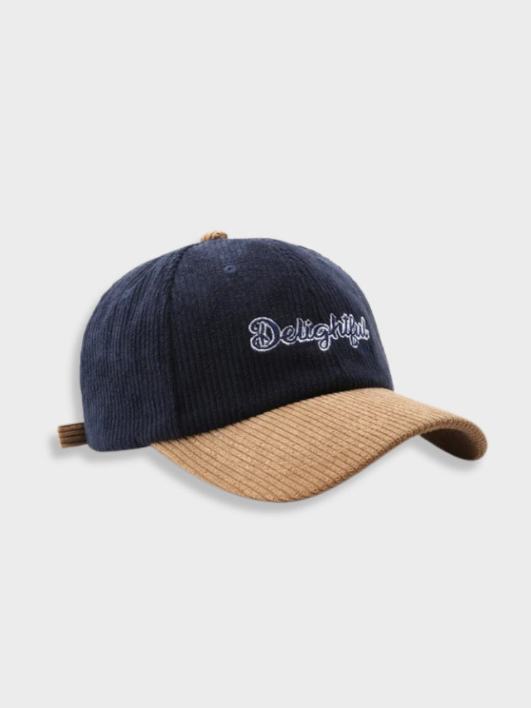 Vintage Delightful Corduroy Cap