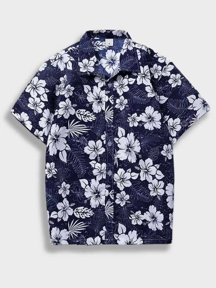 Blue Tropical T-Shirt