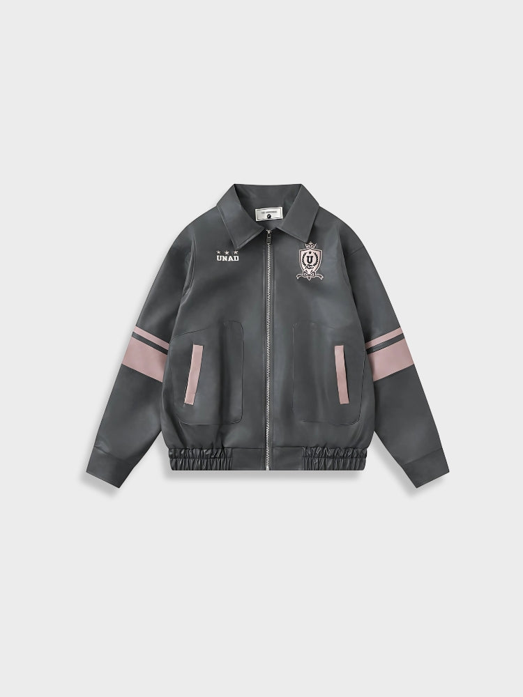 Leather Look Street Club 09 Bomber