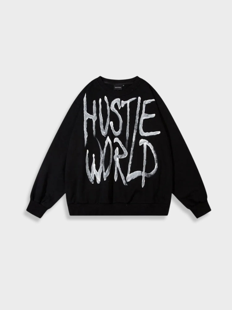 Hustle World Pullover