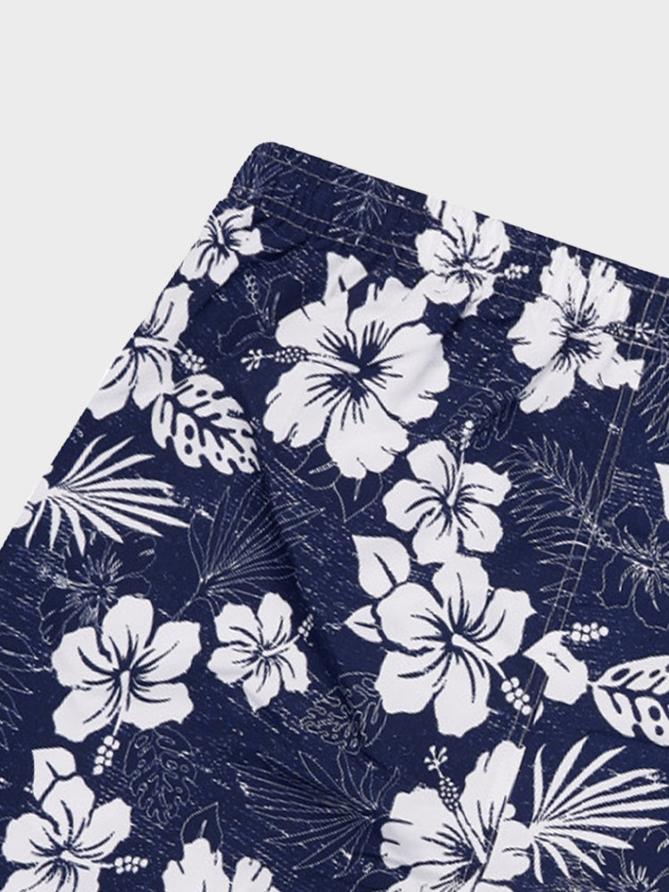 Vintage Flower Summer-Swim Shorts