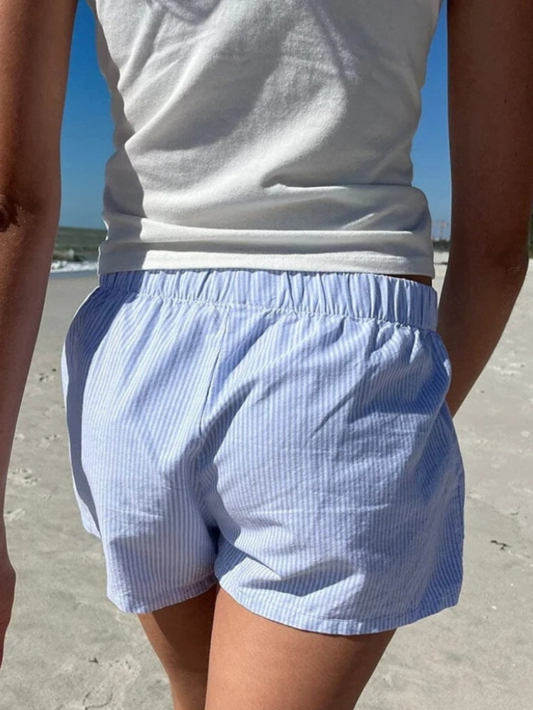 Vintage Linen Summer Shorts