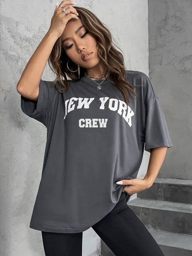 NewYork Crew Oversized Tee