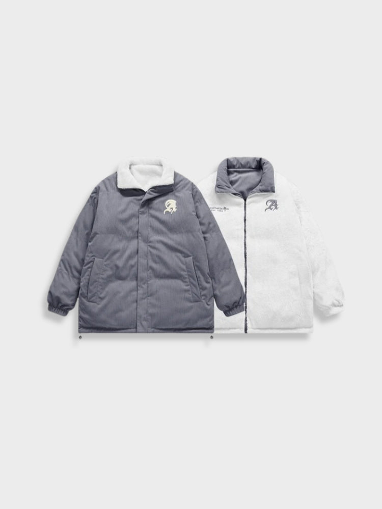 Reversable Fleece & Corduroy Jacket