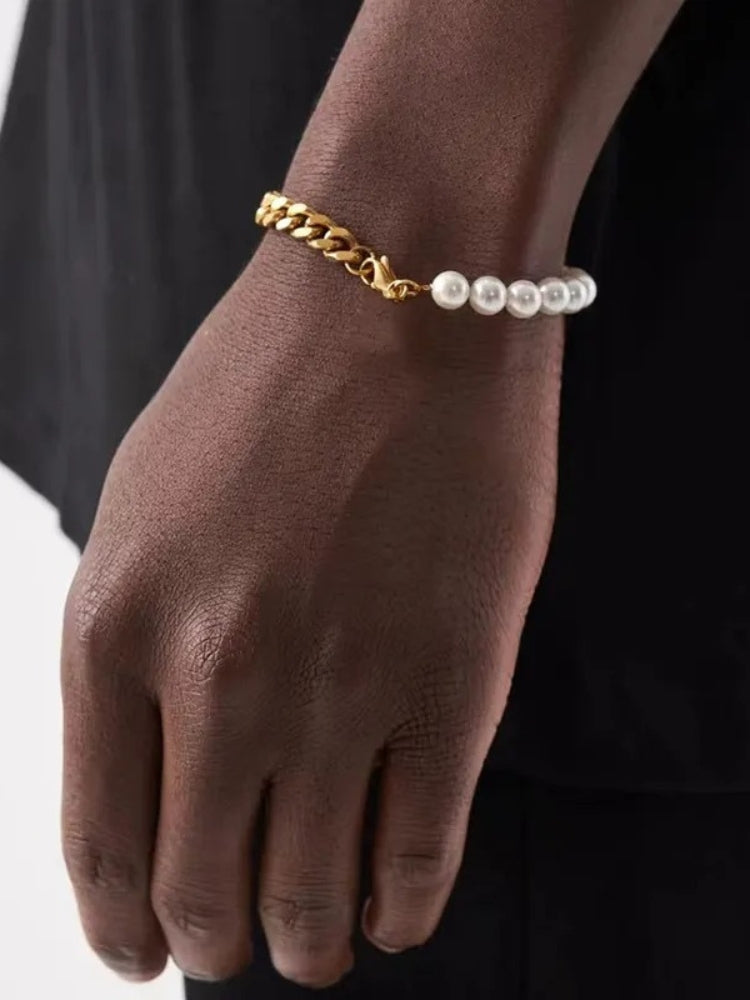 Half Pearl Bracelet - Havana