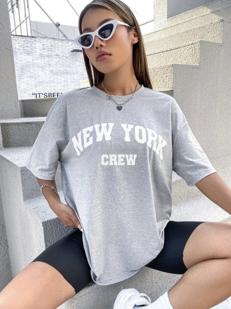 NewYork Crew Oversized Tee