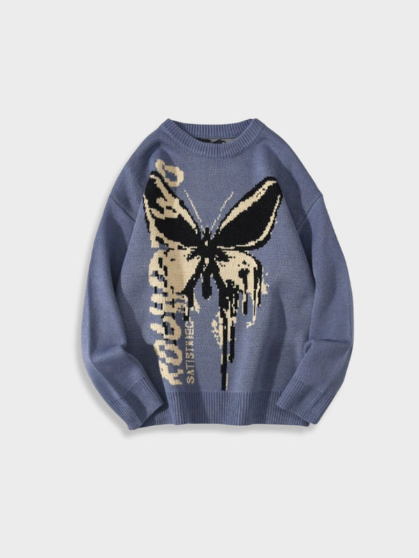 Vintage Butterfly Sweater