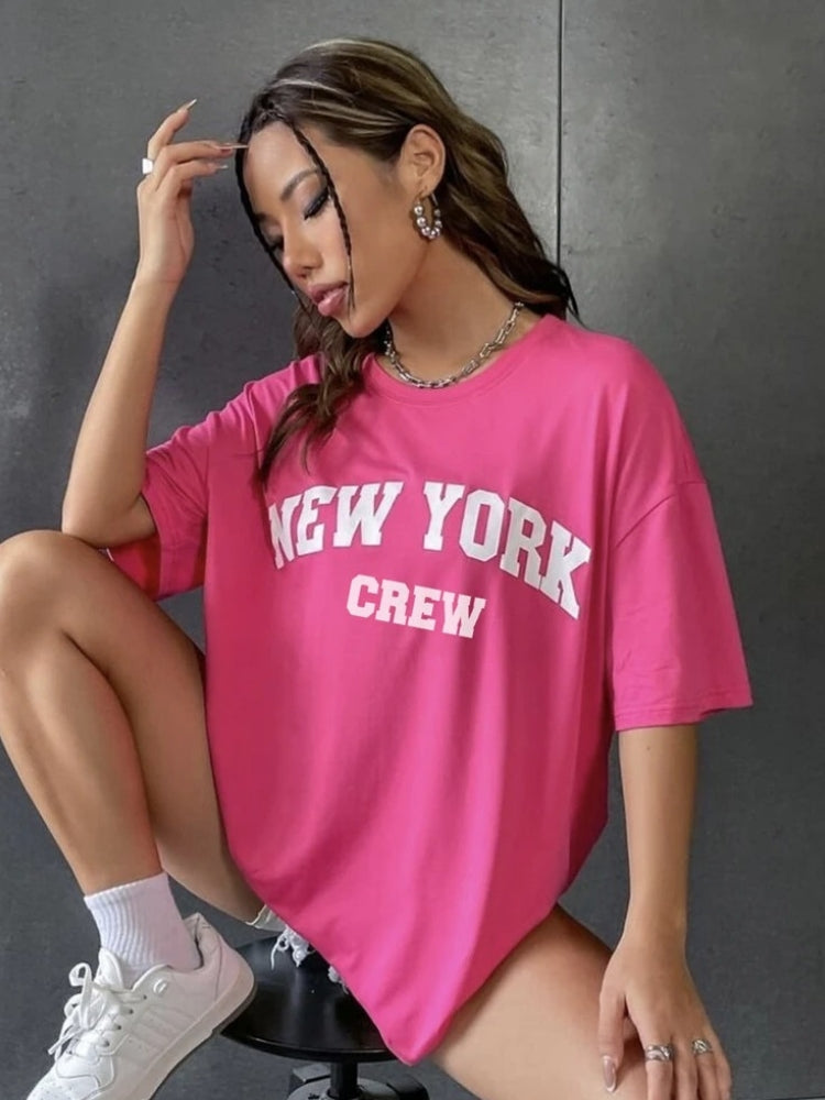 NewYork Crew Oversized Tee