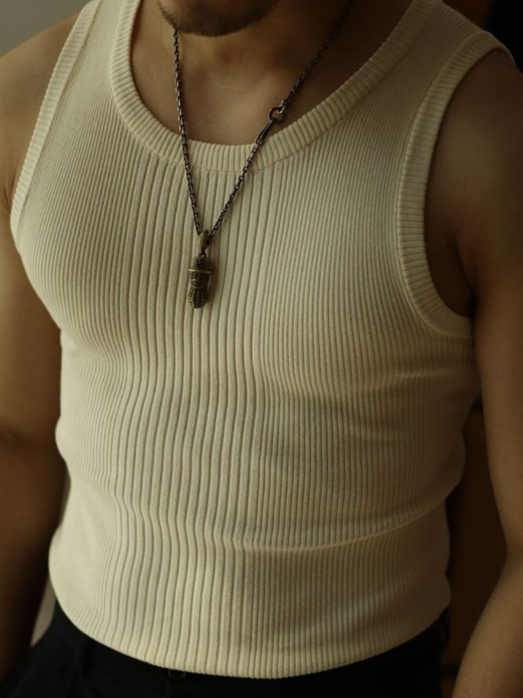 Old Money Knitted Tank Top
