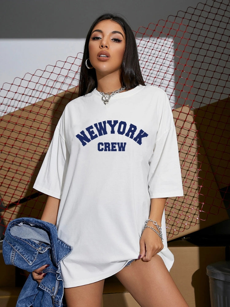 NewYork Crew Oversized Tee